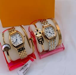 Affordable Female Cartier Watch set