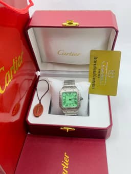 High Quality Luxury Cartier || Tattoo Body & Green Dial