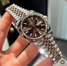 High Quality Luxury Silver & Gold Rolex