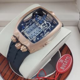 Premium Designer-Inspired Rose Gold HyperSport Skeleton Watch