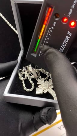 VVS Moissanite Diamond Cross Pendant