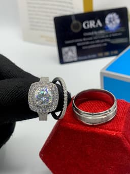 VVS Moissanite Diamond Rings