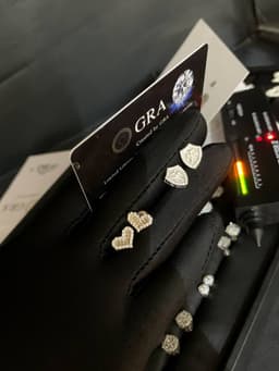 VVS Moissanite Diamond Unisex Earrings