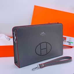 Executive Leather Wristlet Clutch Bag II